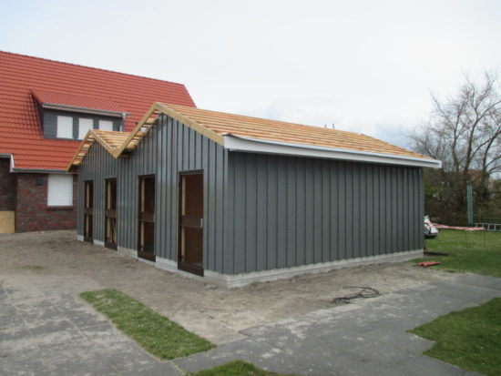 Neubau eines Gerätehauses auf Langeoog
