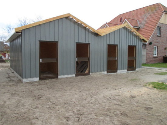 Neubau eines Gerätehauses auf Langeoog