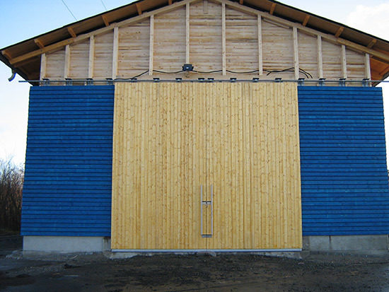 Neubau einer Streugut-Lagerhalle in Rottbitze
